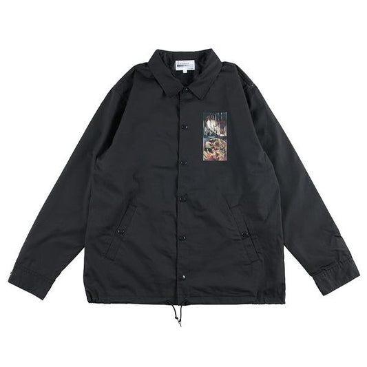 KOSUKE KAWAMURA COACH JACKET "FACE & HANDS"