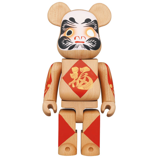 BE@RBRICK Karimoku Daruma 3 Gold 400%