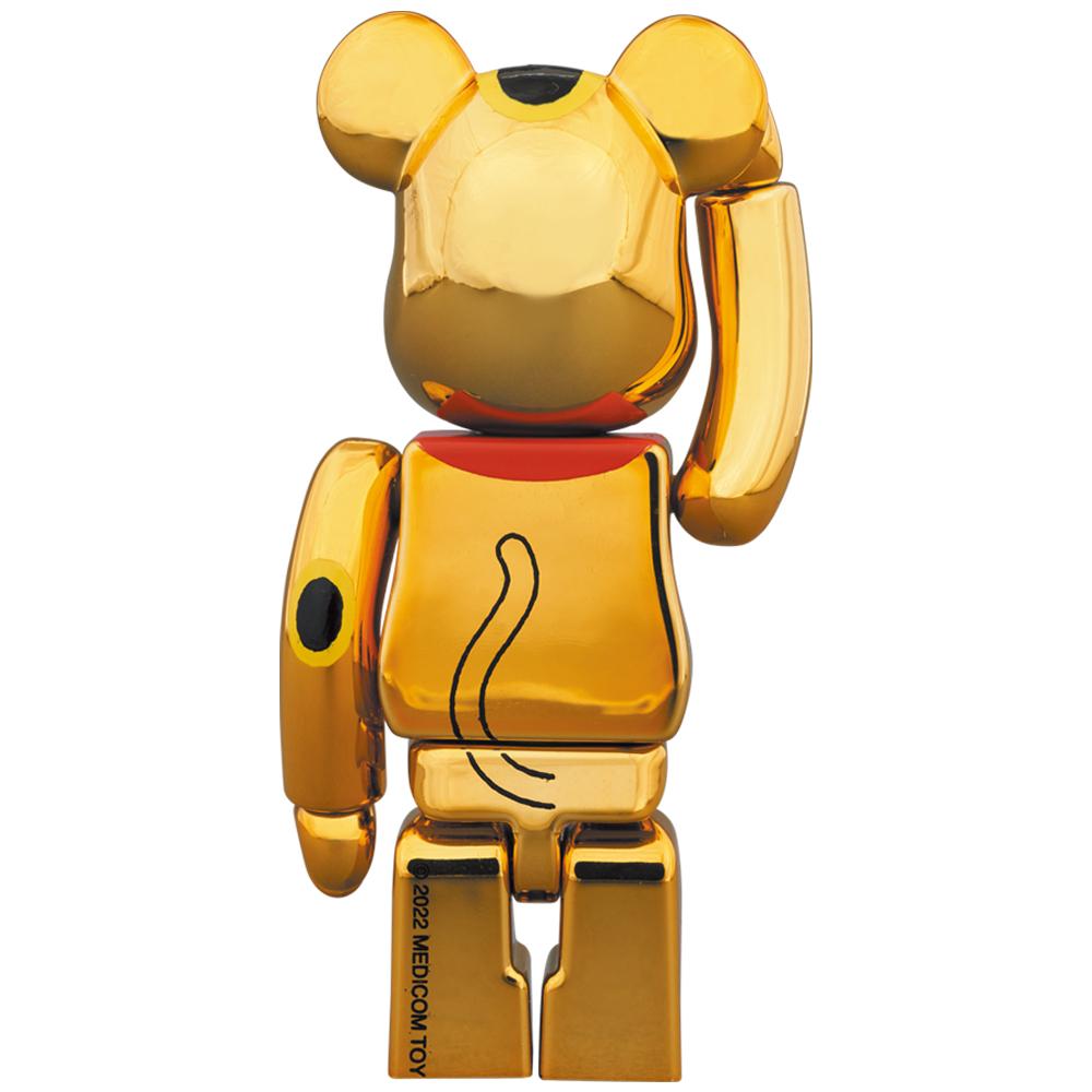 BE@RBRICK 招财猫镀金 100%