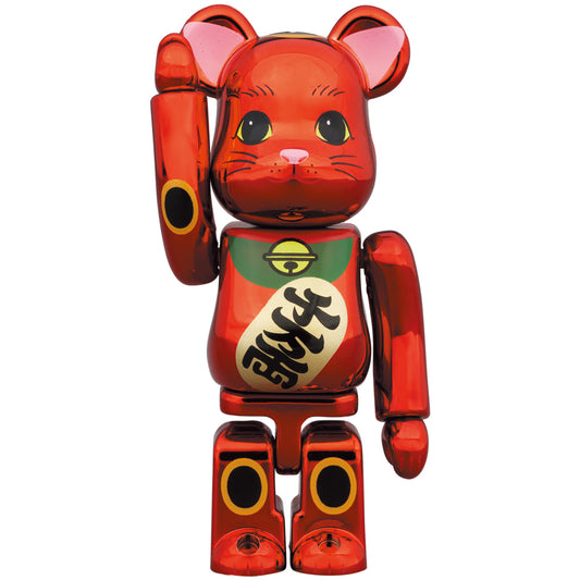 BE@RBRICK Maneki Neko Plum Gold Plating 100％