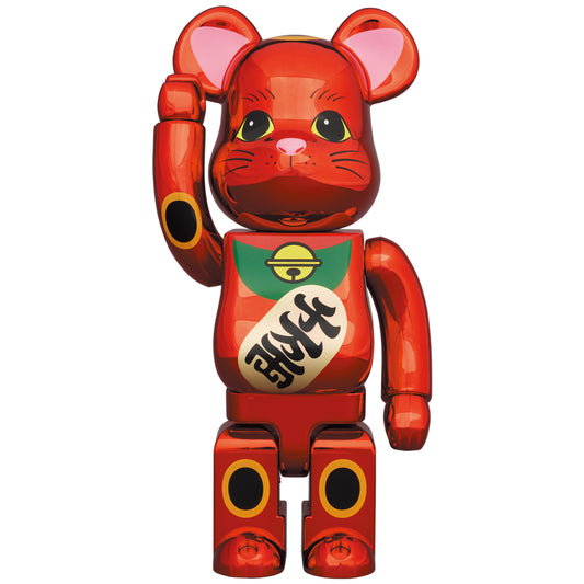 BE@RBRICK Maneki Neko Plum Gold Plating 400％