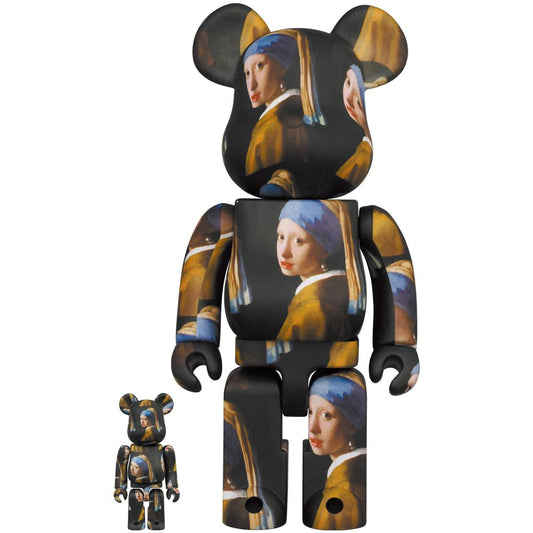BE@RBRICK Johannes Vermeer「Girl with a Pearl Earring」100％ & 400％