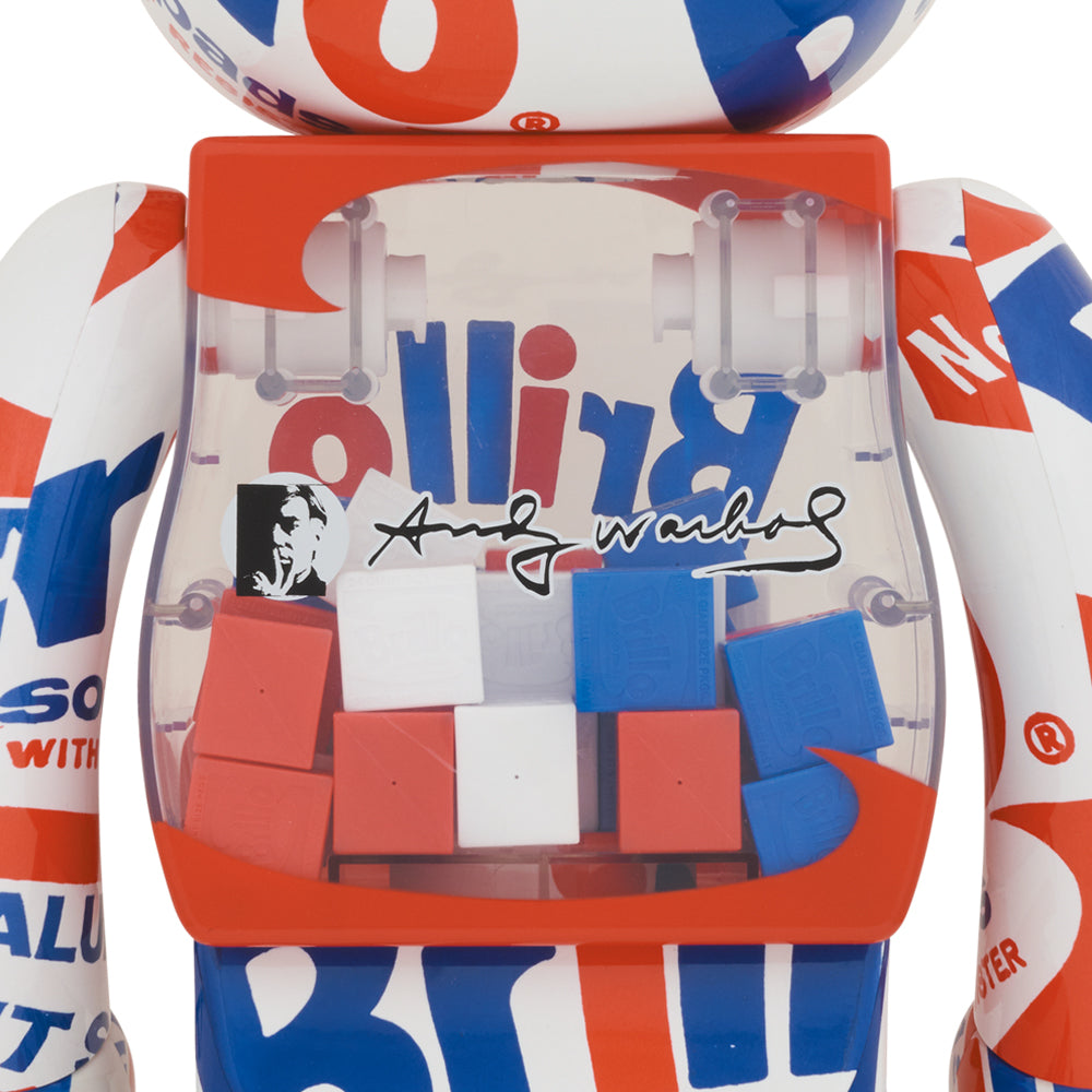 ミリタリー Bearbrick ANDY WARHOL Brillo 2022 1000% Be@rbrick Andy Warhol “Brillo” 1000% Collectible Figure by Medicom