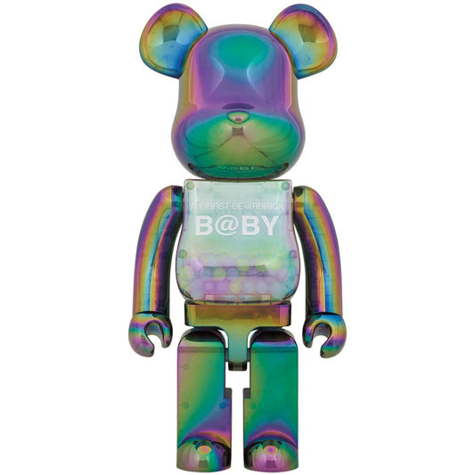 MY FIRST BE@RBRICK BABY CLEAR BLACK CHROME Ver. 1000％