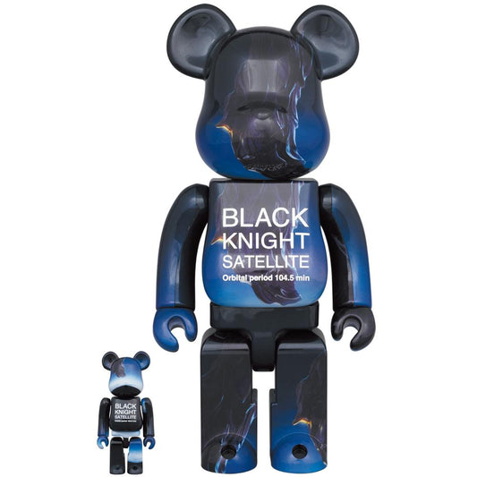 BE@RBRICK BLACK KNIGHT SATELLITE 100％ & 400％