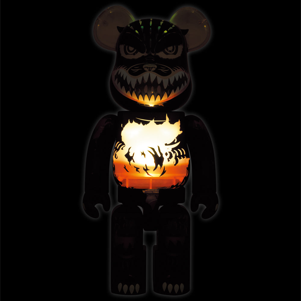 新品■ゴジラVSデストロイア版 ゴジラ(メルトダウン)1000％ ベアブリック BE@RBRICK ゴジラ VS デストロイア版ゴジラ (メルトダウン：クリア