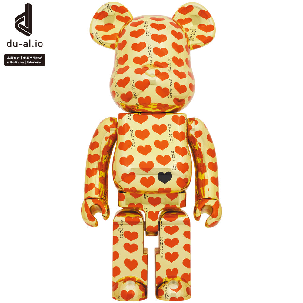 BE@RBRICK Gold Heart 1000％