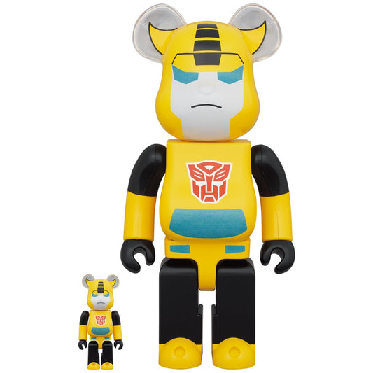 BE@RBRICK TRANSFORMERS BUMBLEBEE 100％ & 400％