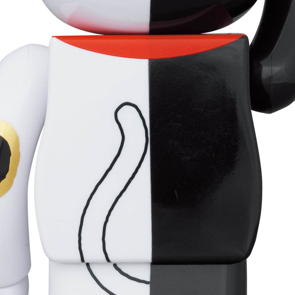 BE@RBRICK 招き猫 招福 黒 × 金運 白 100％ & 400％ | MEDICOM TOY