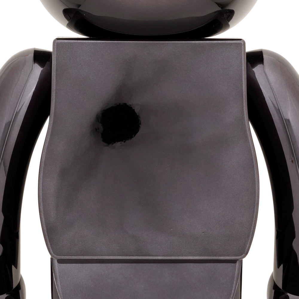 BE@RBRICK The Rolling Stones Lips & Tongue BLACK CHROME Ver.1000