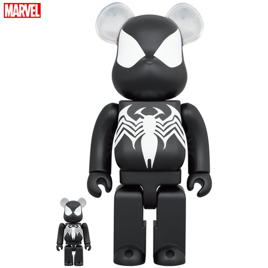 BE@RBRICK SPIDER-MAN BLACK COSTUME 100％ & 400％