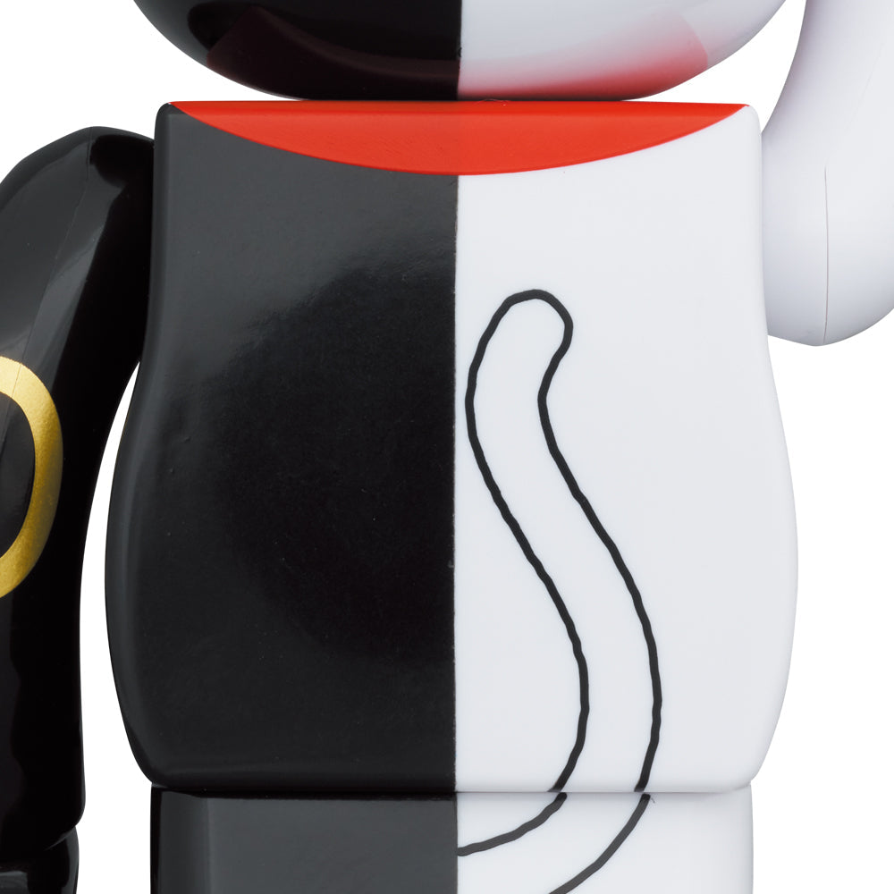 BE@RBRICK 招き猫 金運 白 × 招福 黒 100％ & 400％ | MEDICOM TOY