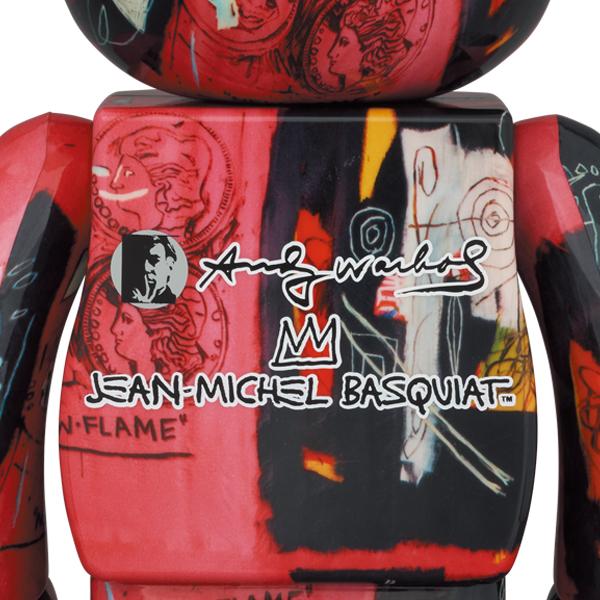 BE@RBRICK Andy Warhol × JEAN-MICHEL BASQUIAT #1 100％ ＆ 400