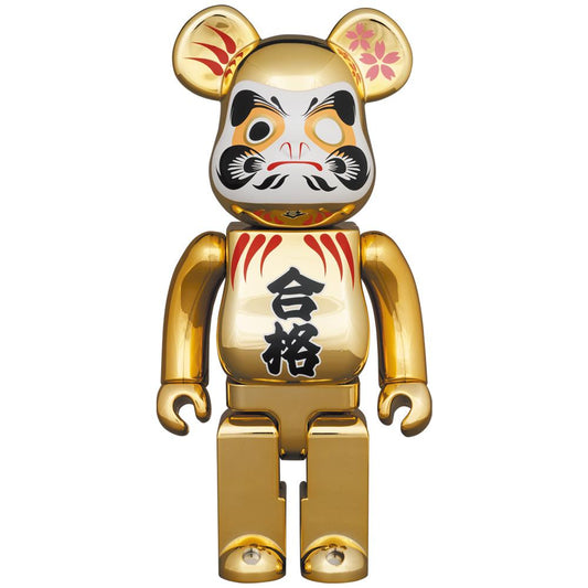 BE@RBRICK Daruma “GOUKAKU” Gold Plated 2 400% 