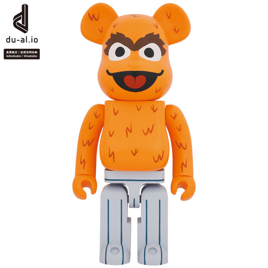 BE@RBRICK OSCAR THE GROUCH (The Original Orange Fur Ver.) 1000％