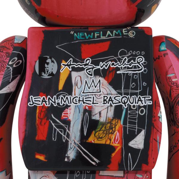 BE@RBRICK Andy Warhol × JEAN-MICHEL BASQUIAT #1 1000％ | MEDICOM