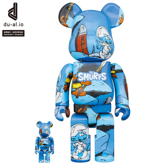 BE@RBRICK The Smurfs 「The Astrosmurf」100％ & 400％