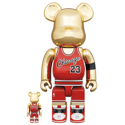 BE@RBRICK Michael Jordan 1985 ROOKIE JERSEY 100% & 400%