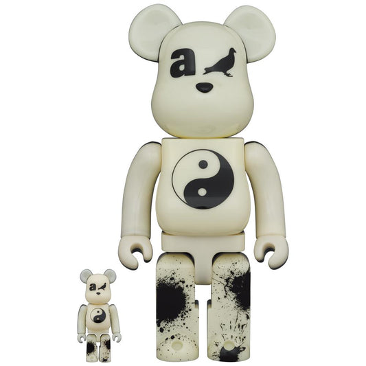 BE@RBRICK × atmos × STAPLE #4 100％ & 400％