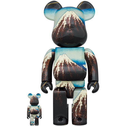 BE@RBRICK Hokusai Katsushika 「Thirty-six Views of Mount Fuji Sanka hakuu」100％ & 400％