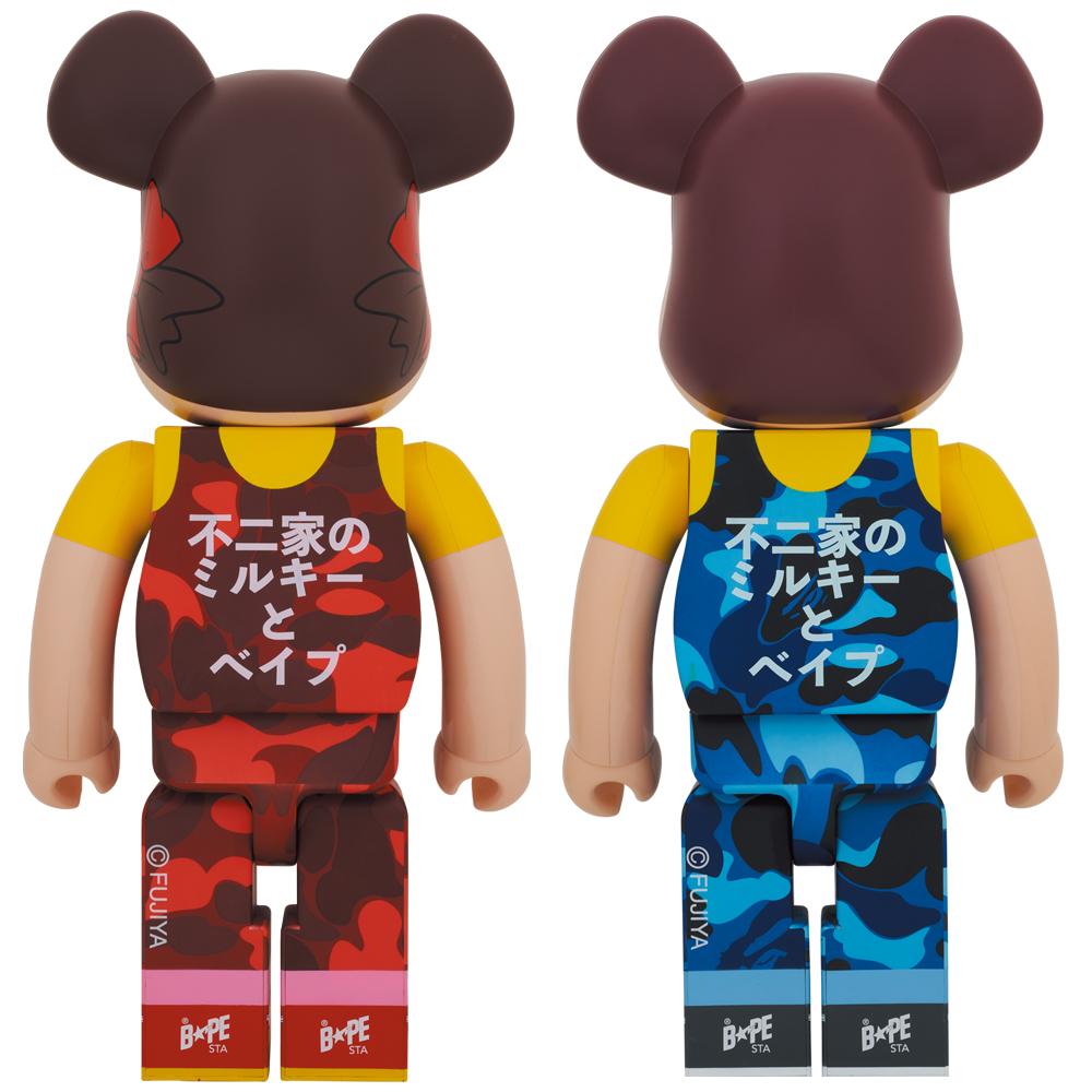 BE@RBRICK BAPE (R) × Peko-chan & Poco-chan 1000% (2 件套)