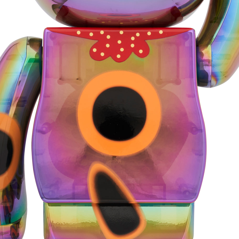 BE@RBRICK 招财猫好运千万亮黑色透明电镀 1000%