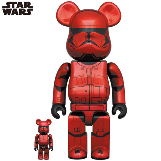 BE@RBRICK SITH TROOPER(TM) CHROME Ver. 100％ & 400％