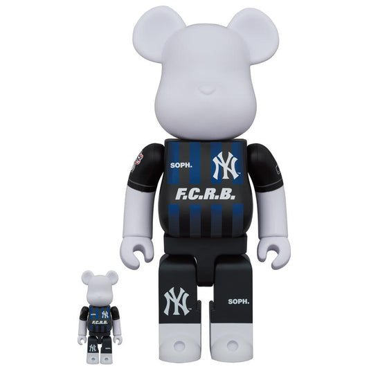 BE@RBRICK F.C.R.B. × MLB 100％ & 400％ (NEW YORK YANKEES)
