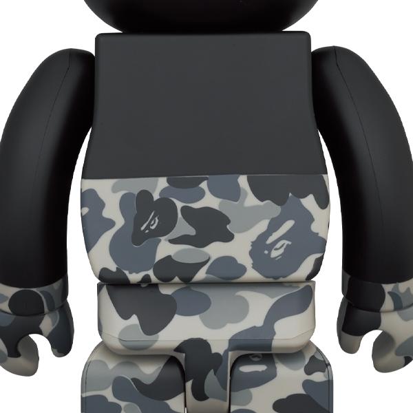 BE@RBRICK BAPE(R) MICKEY MOUSE MONOTONE Ver. 100％ & 400