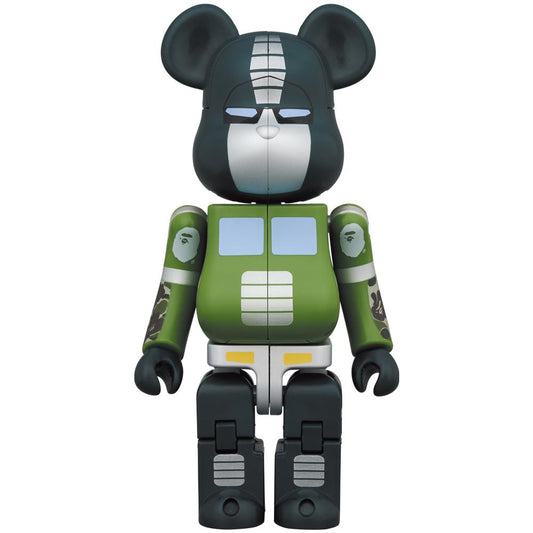 BE@RBRICK × TRANSFORMERS OPTIMUS PRIME BAPE(R) GREEN