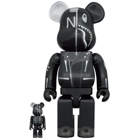 A BATHING APE(R) × NEIGHBORHOOD(R) BE@RBRICK 100％ & 400％