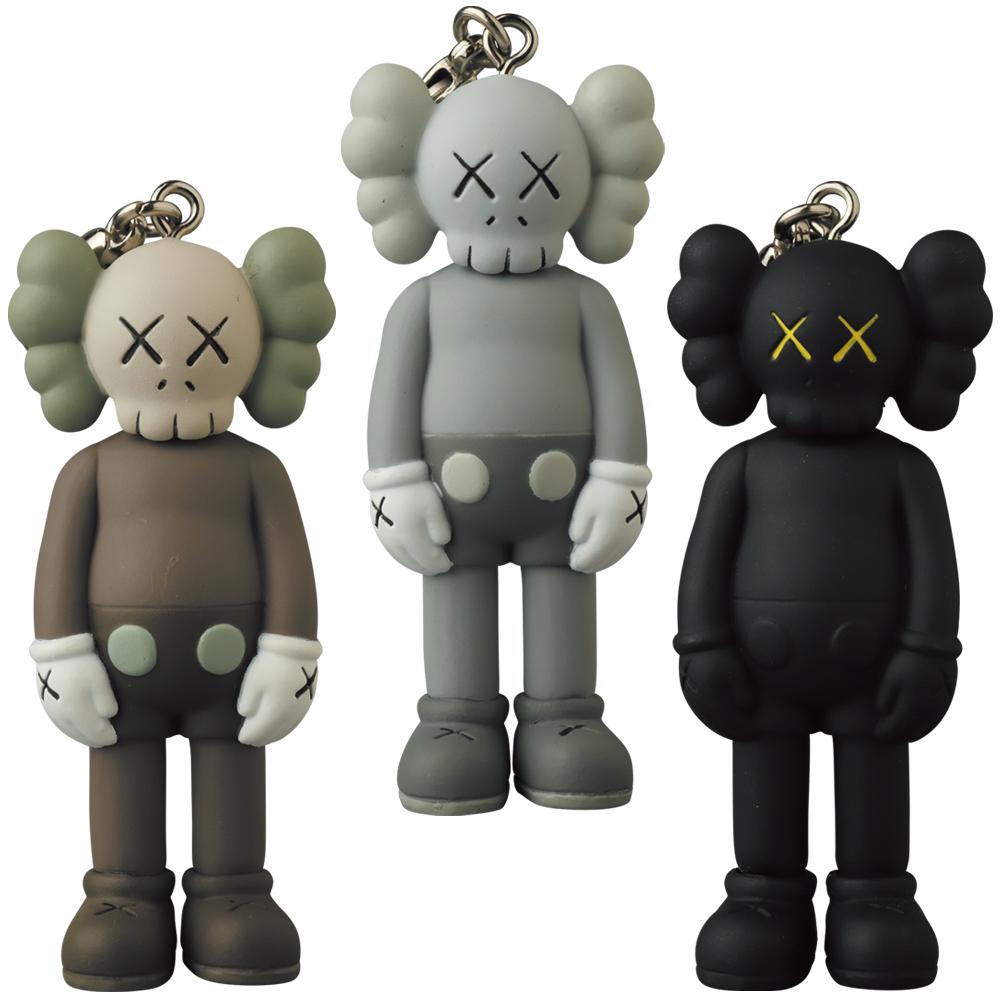 KAWS COMPANION 钥匙扣 棕色/灰色/黑色