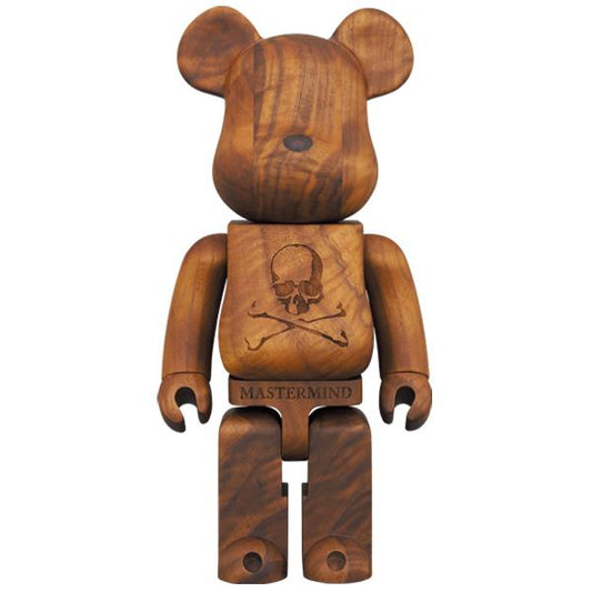 BE@RBRICK 400% Karimoku mastermind JAPAN Walnut Moku