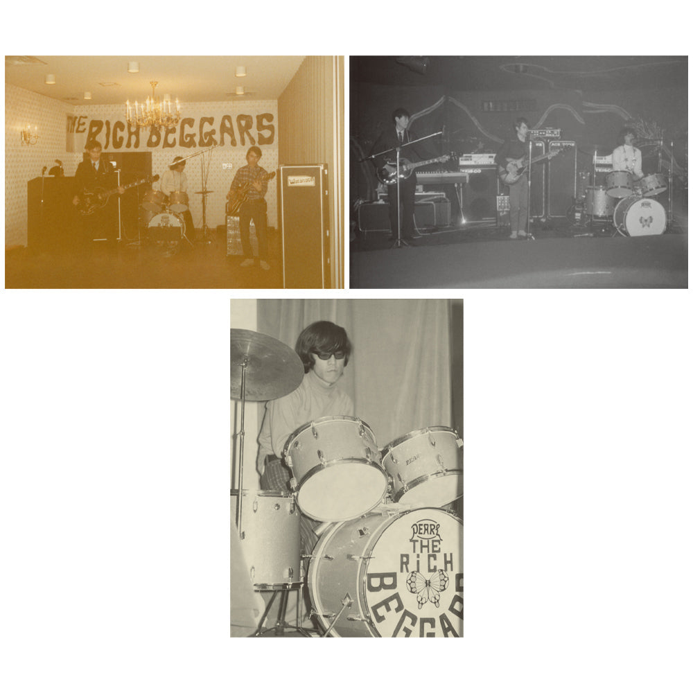 THE RICH BEGGARS “HERE COMES THE RICH BEGGARS” LP black edition/purple edition (purchase bonus postcard set of 3)