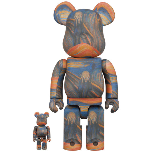 BE@RBRICK Edvard Munch "Scream" 100％ & 400％