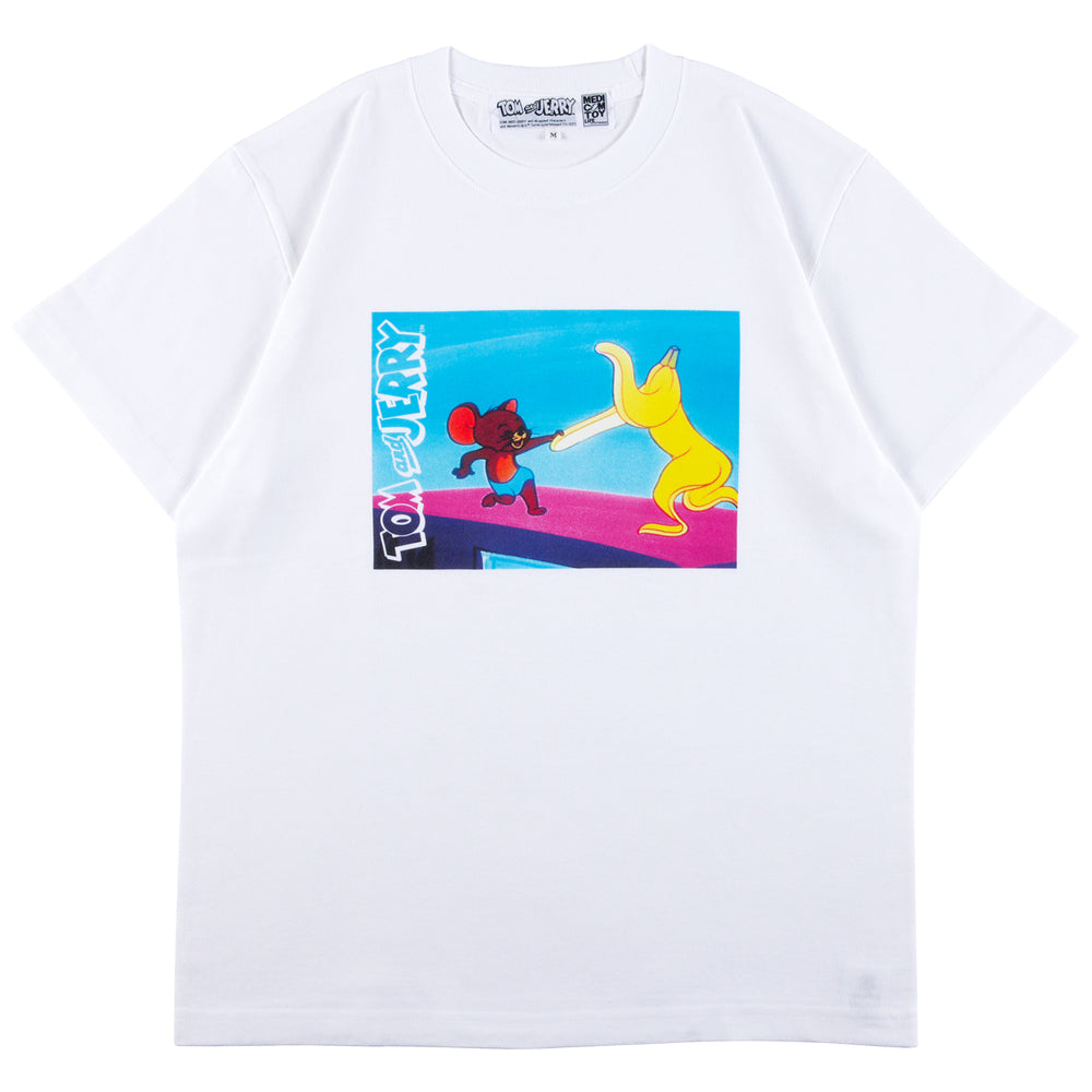 MLE＜TOM and JERRY＞ T-SHIRT_A (JERRY & BANANA)