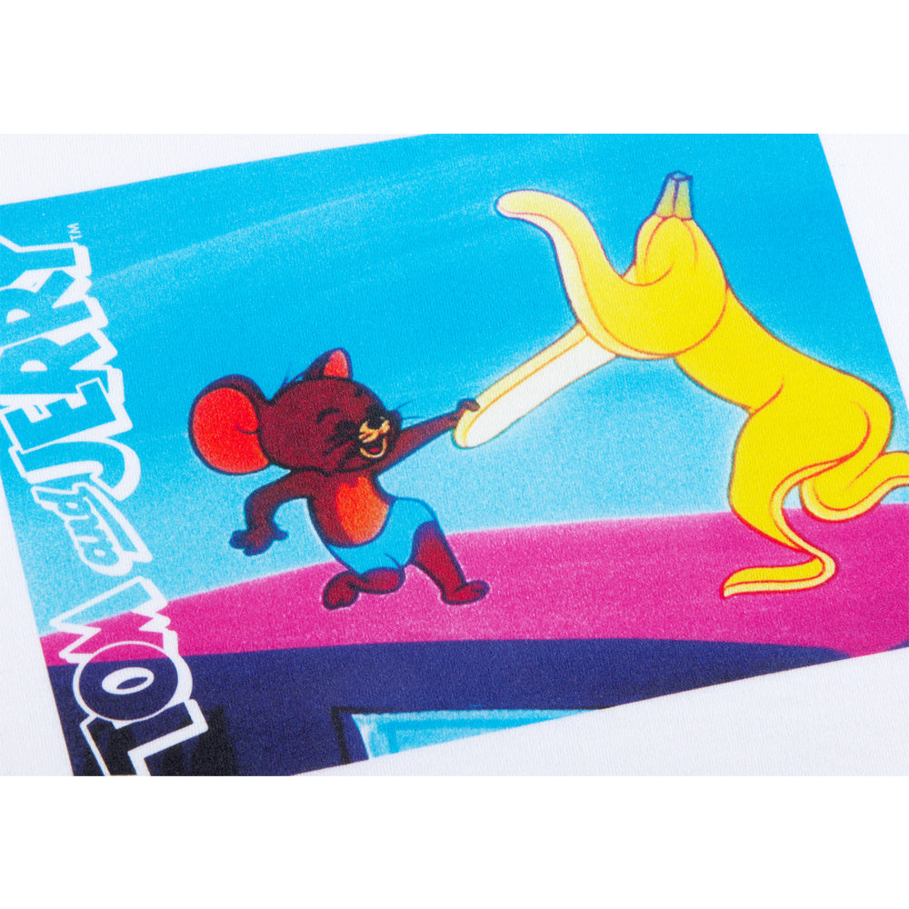 MLE＜TOM and JERRY＞ T-SHIRT_A (JERRY & BANANA)