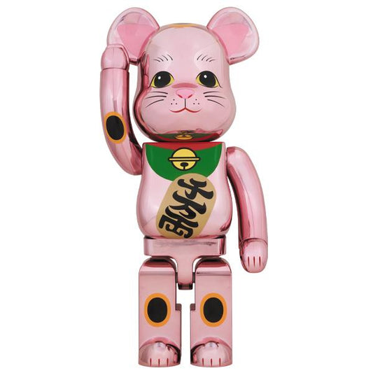 BE@RBRICK MANEKINEKO Peach Gold Plated 1000％