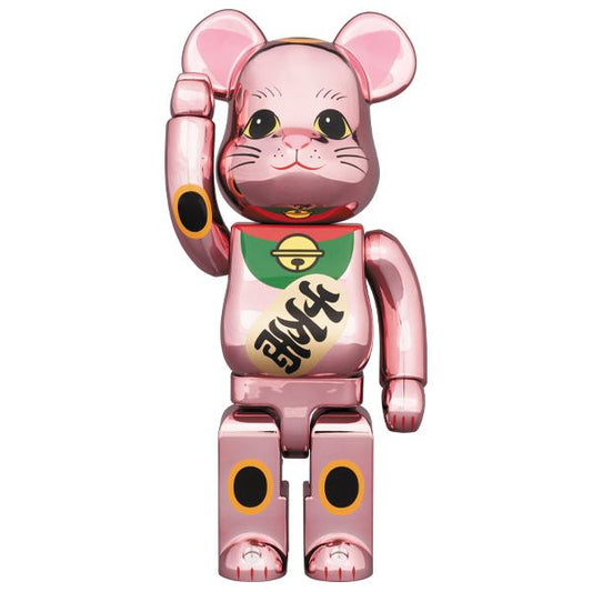 BE@RBRICK MANEKINEKO Peach Gold Plated 400％