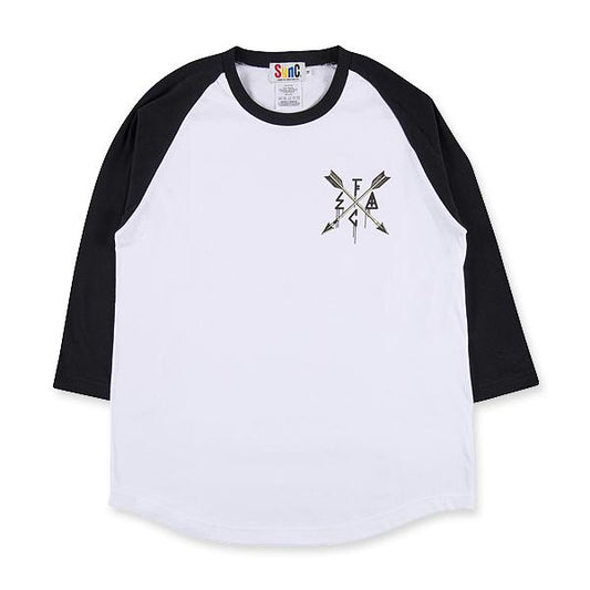 D*FACE RAGLAN 3/4 TEE EMBLEM