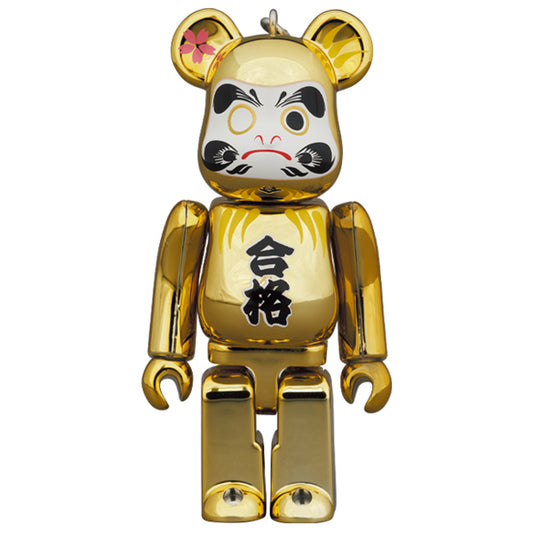 BE@RBRICK Daruma “GOUKAKU” Gold Plated 100％