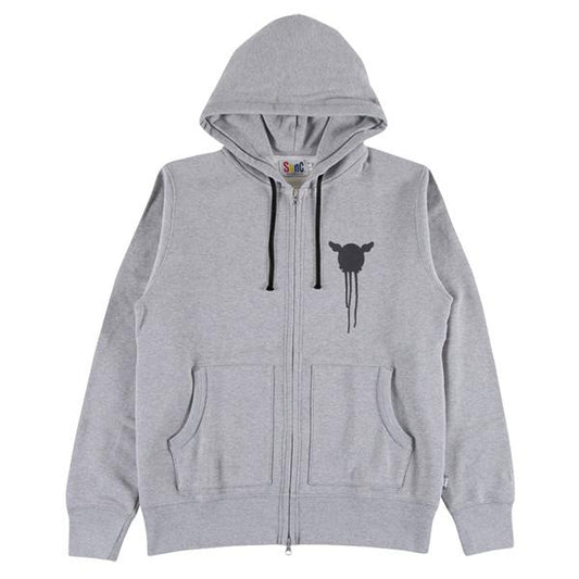 D*FACE ZIP UP HOODED DOG BUFF