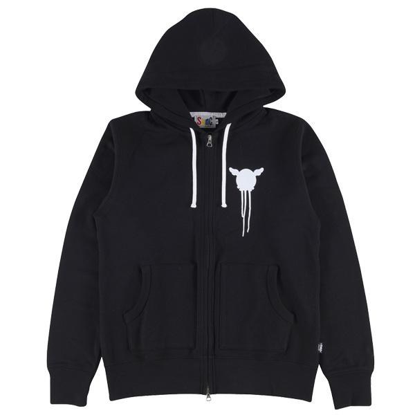 D*FACE ZIP UP HOODED DOG BUFF