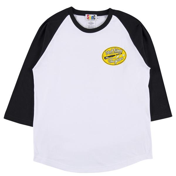 D*FACE RAGLAN 3/4 TEE HARD HITTERS