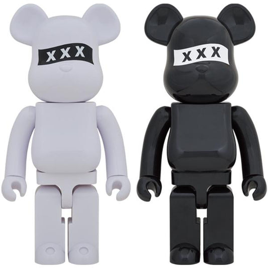 BE@RBRICK GOD SELECTION XXX 1000％ WHITE／BLACK