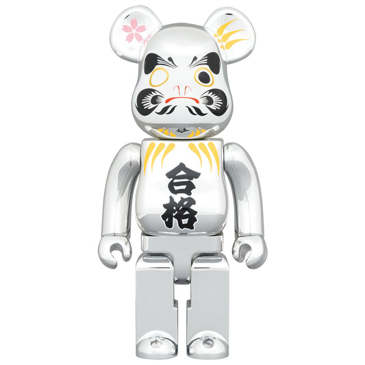 BE@RBRICK Daruma “GOUKAKU” Silver plated 400%