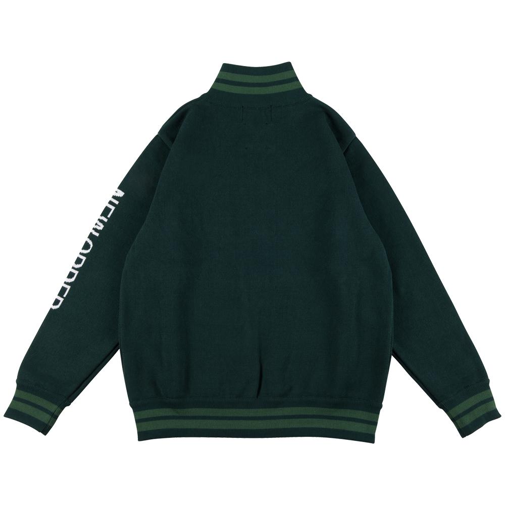 KNIT GANG COUNCL "Neworder" KNIT BLOUSON “POWER, CORRUPTION & LIES”