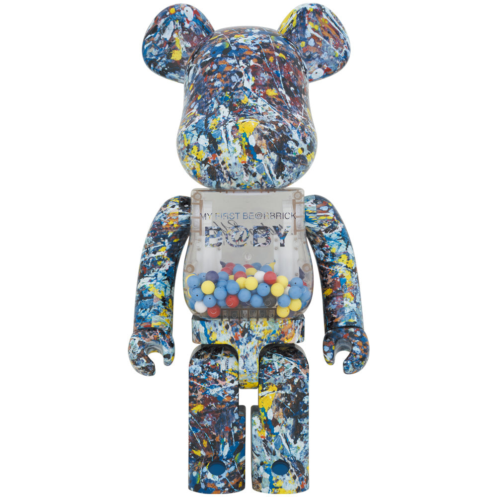 MY FIRST BE@RBRICK B@BY Jackson Pollock Studio Ver.1000％
