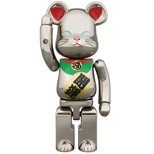 Chogokin BE@RBRICK Manekineko Silver Plated 2